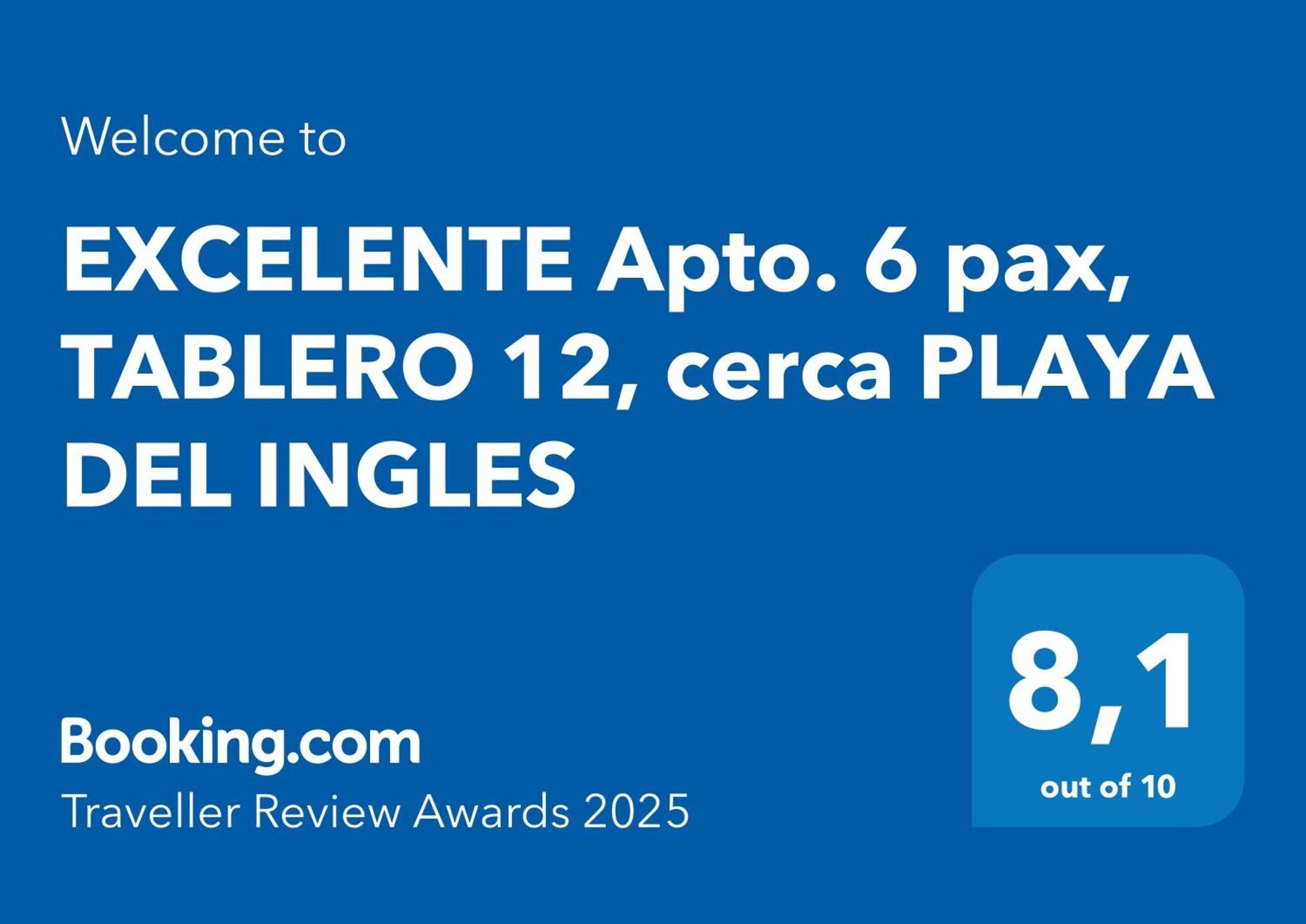 404, Excelente Apto 6 Pax Cerca Playa Del Ingles Appartement El Tablero (Las Palmas)